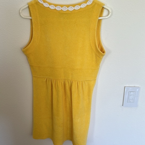 Tibi Yellow Terrycloth Swim Cover-Up / Summer Dress Size S — Beach Ready! - Picture 5 of 7
